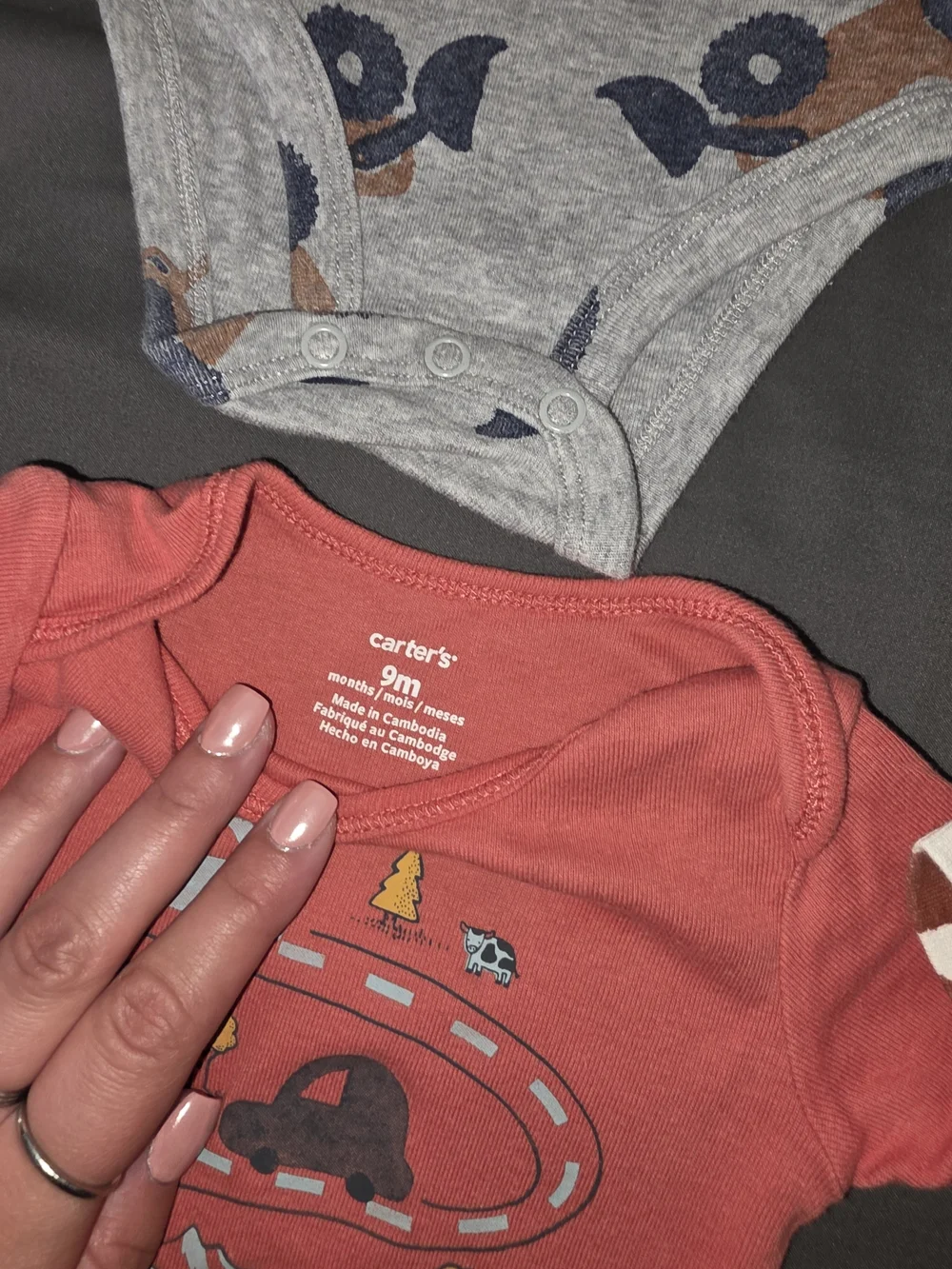 Carter's Multi-Pack Baby Bodysuits with 1 T-shirt